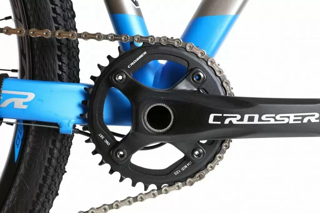 Bicicletă Crosser X880 29 19 21S Shimano + Hydr Logan, gri/albastru