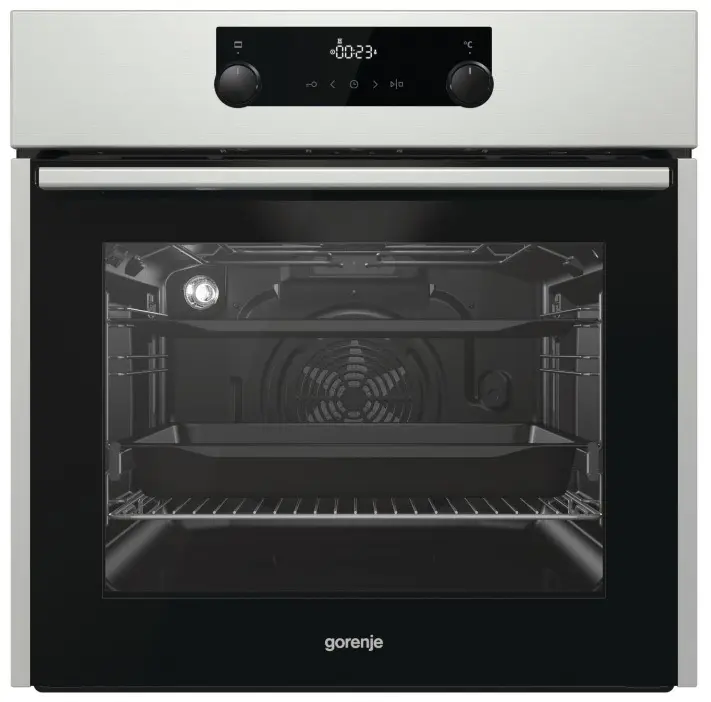 Электрический духовой шкаф Gorenje BO 735 E20X, черный/серебристый