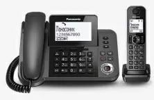Telefon fara fir Panasonic KX-TGF320UCM, negru