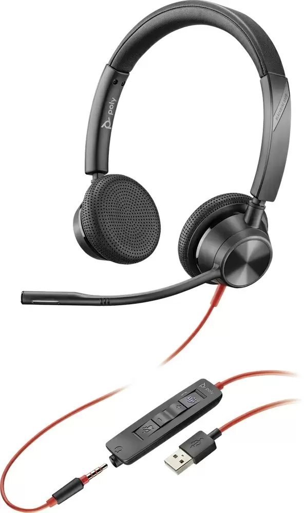 Наушники Plantronics BlackWire 3320, черный