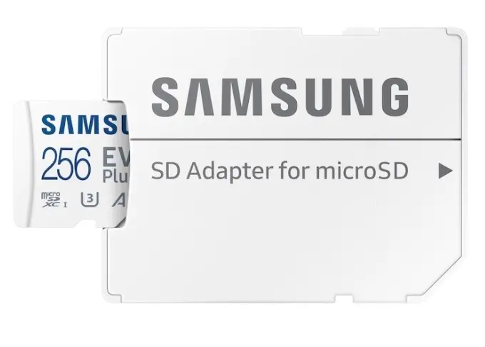 Карта памяти Samsung MicroSD EVO Plus + SD adapter, 256GB