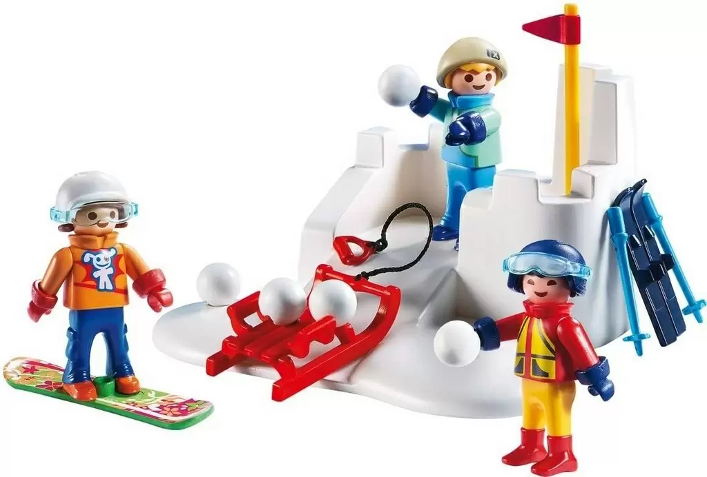 Игровой набор Playmobil Snowball Fight