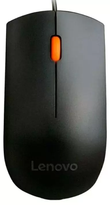 Mouse Lenovo 300 USB, negru