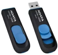 Flash USB A-Data UV128 256GB, negru/albastru