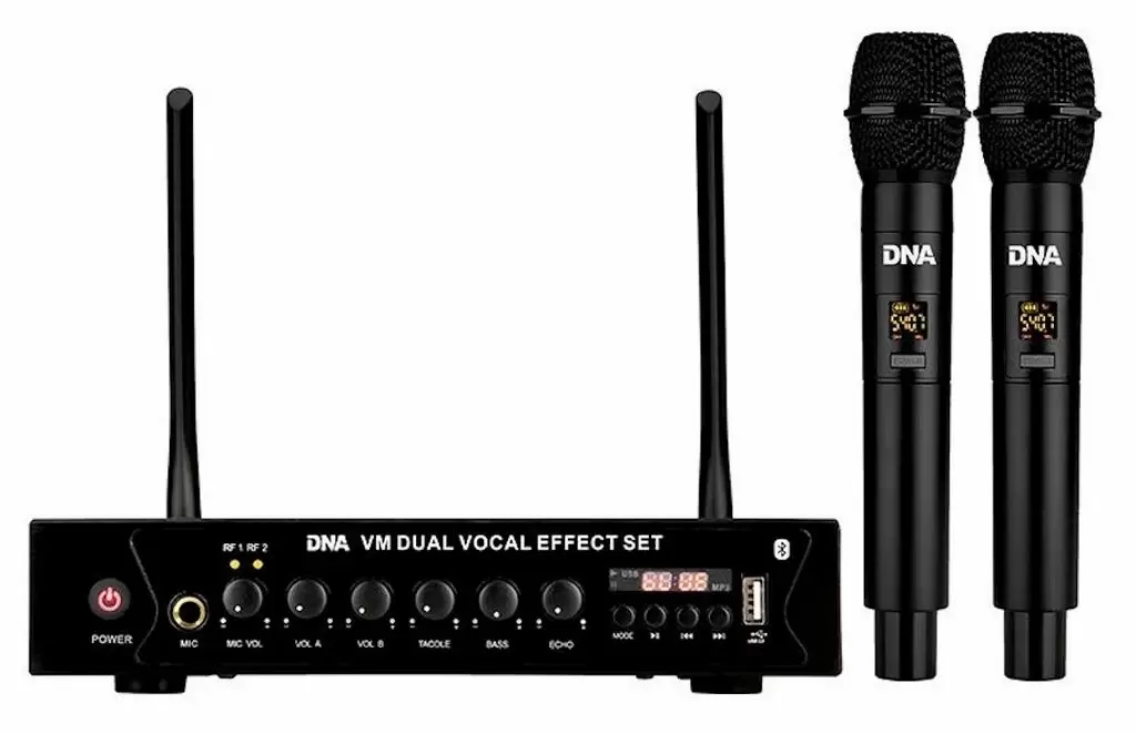 Sistem radio DNA Professional VM Dual Vocal Effect, negru