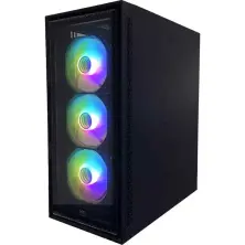 Системный блок Atol PC1079MP (AMD Ryzen 5 5600X/16GB/512GB + 1TB/RTX3050 6GB GDDR6), черный