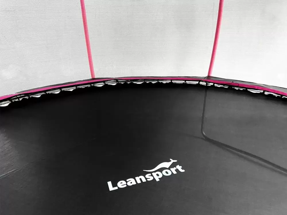 Батут Lean Sport Base 183см, черный/розовый