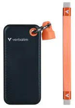 Внешний SSD Verbatim Pocket Gen 2 2TB, черный/оранжевый