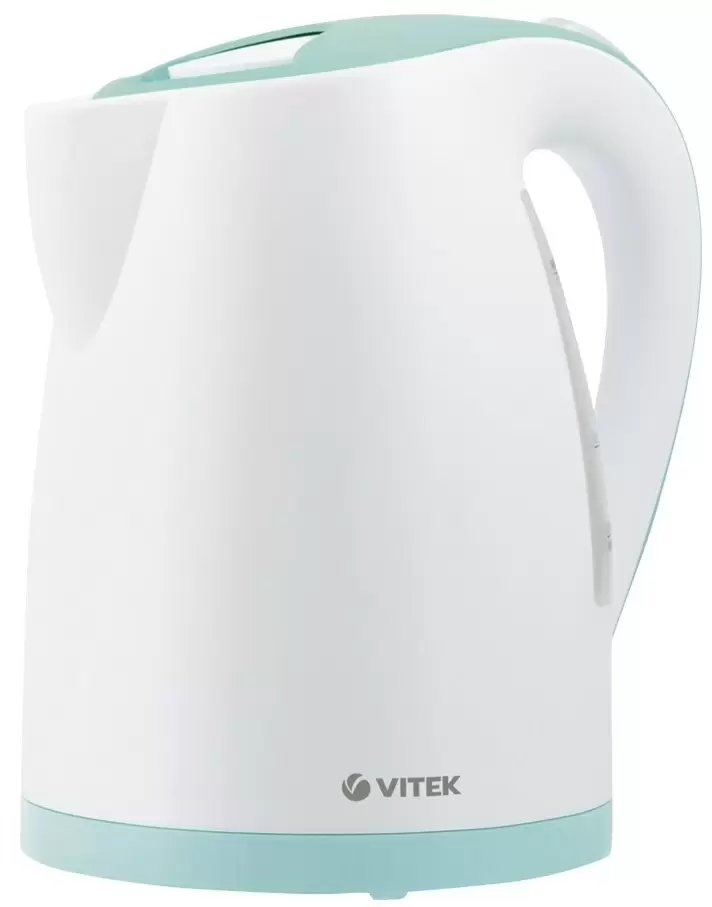 Электрочайник Vitek VT-7084, белый/голубой