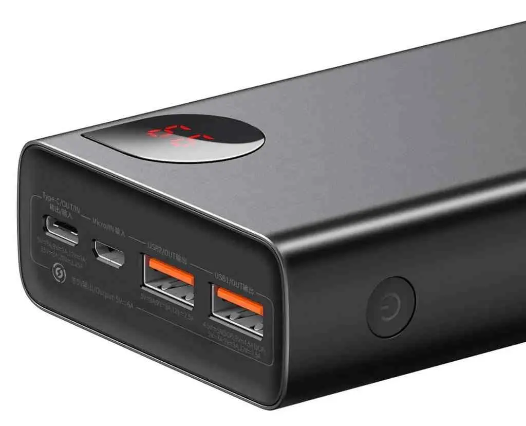 Acumulator extern Baseus Adaman 20000mAh 65W, negru