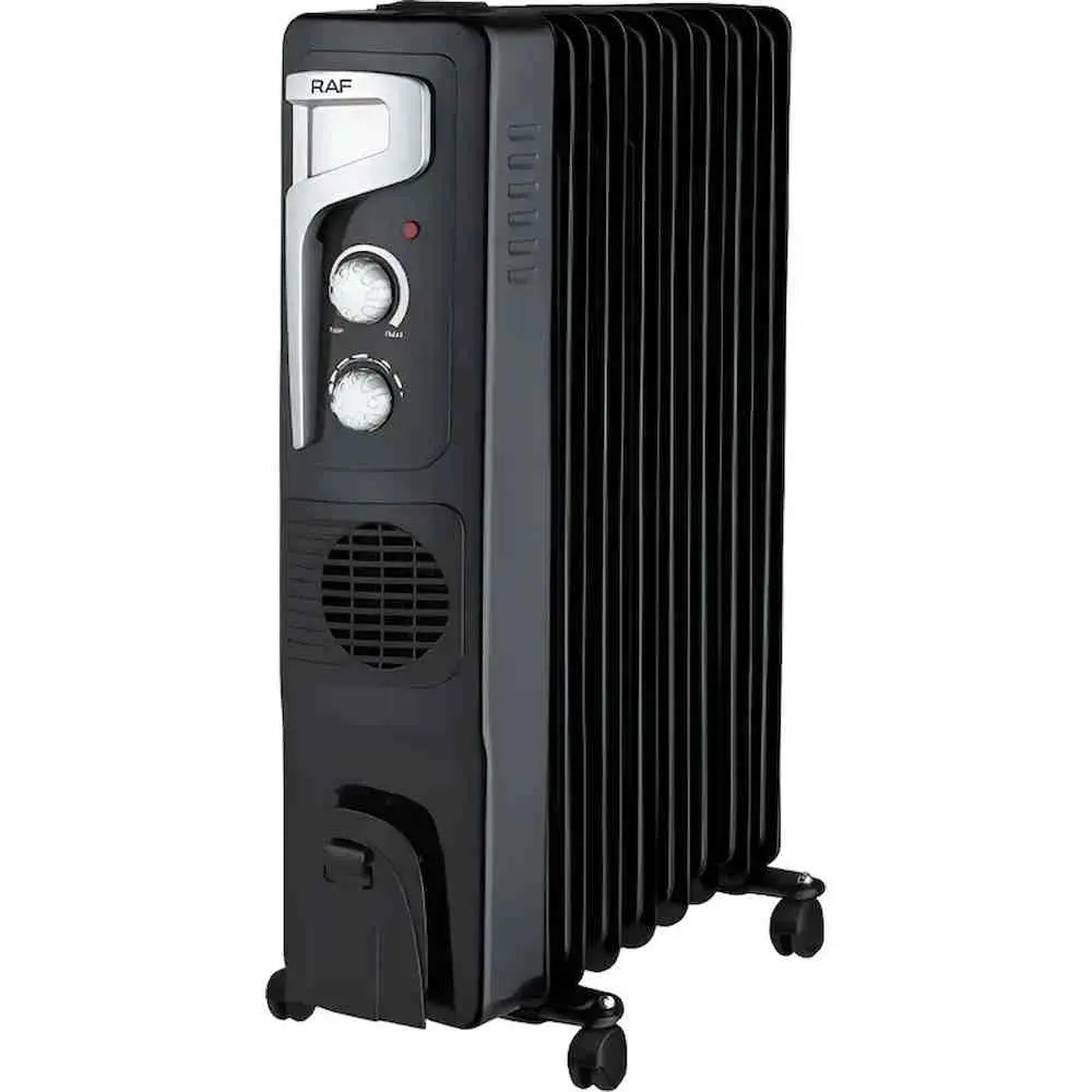 Calorifer electric cu ulei RAF R.0929B, negru