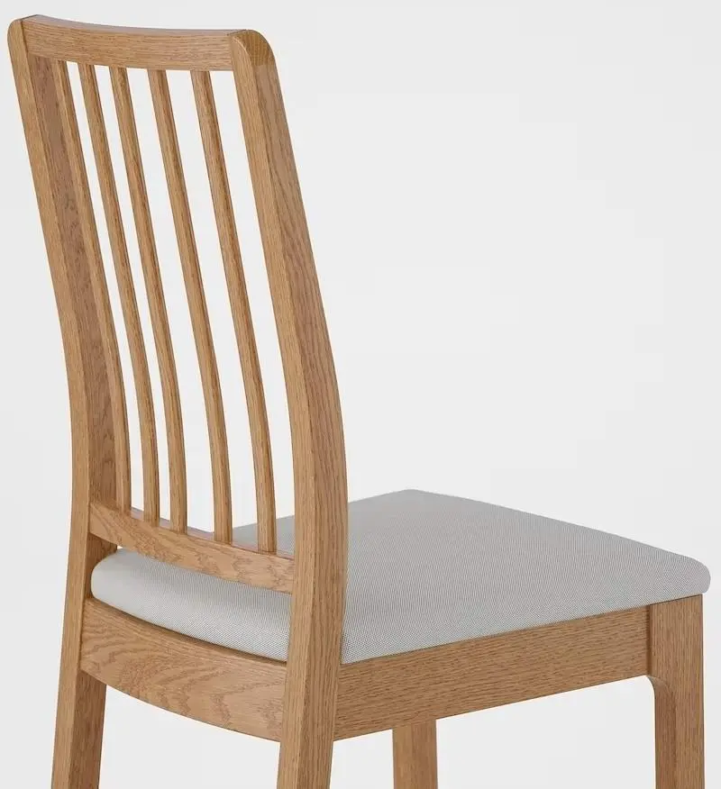 Scaun IKEA Ekedalen, stejar/ gri orrsta