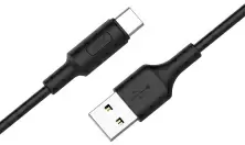 Cablu USB Hoco X25 Soarer For Type-C, negru