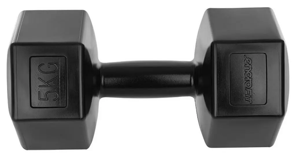 Гантель Enero Composite Dumbs 2x5кг, черный