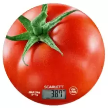 Весы кухонные Scarlett SC-KS57P38, красный/рисунок