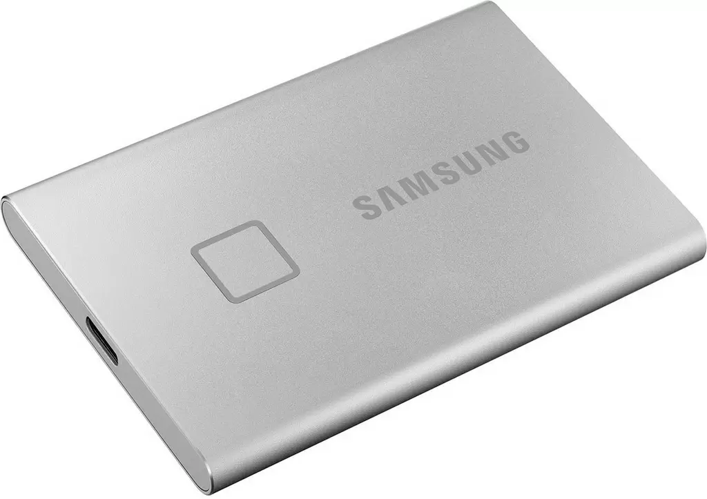 Внешний SSD Samsung T7 TOUCH 500GB, серебристый