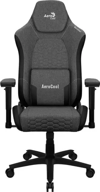 Компьютерное кресло AeroCool Crown AeroSuede, черный
