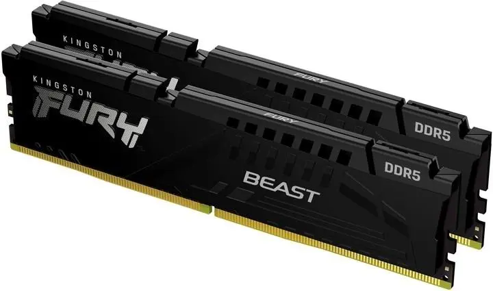 Оперативная память Kingston Fury Beast 32GB (2x16GB) DDR5-6000MHz, CL30-36-36, 1.4V