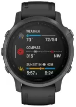 Smartwatch Garmin Fenix 6S Pro and Sapphire Carbon, gri