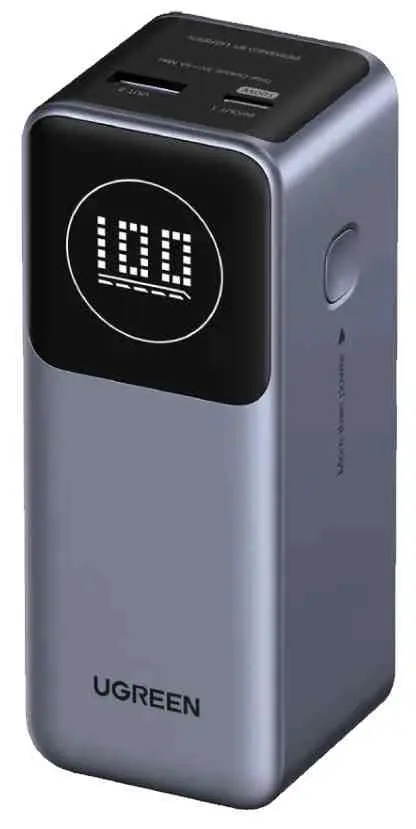 Acumulator extern Ugreen Nexode Flight Approved 12000mAh 100W, gri