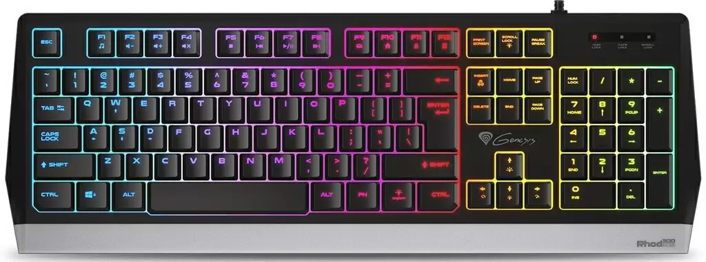 Клавиатура Genesis Rhod 300 RGB (US), черный