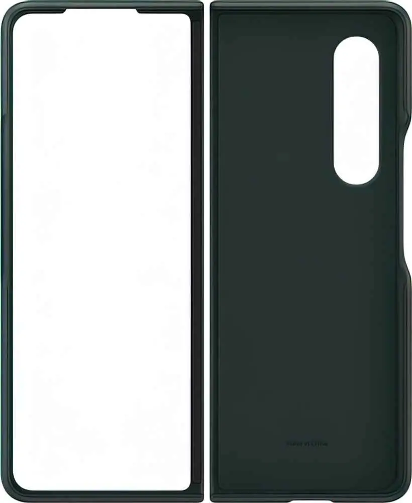Husă de protecție Samsung Leather Cover Galaxy Z Fold 3, verde