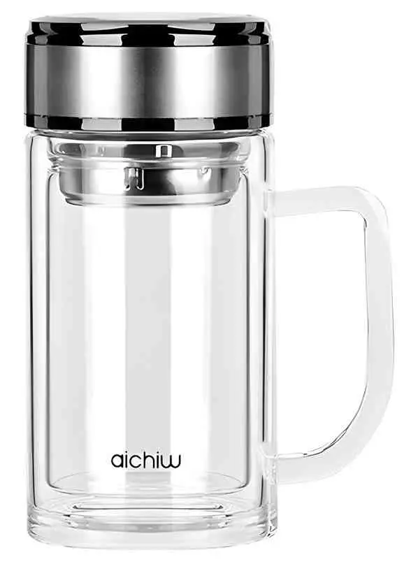 Cană termo Aichiw AI-D163, transparent