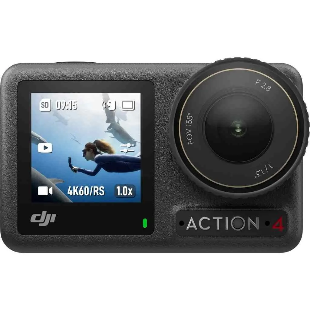 Cameră video sport DJI Osmo Action 4 Standard Combo, negru