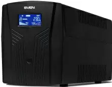 Stabilizator de tensiune Sven Pro 1500 LCD, negru