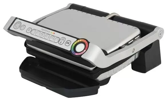 Контактный гриль Tefal GC712D34, черный/серый