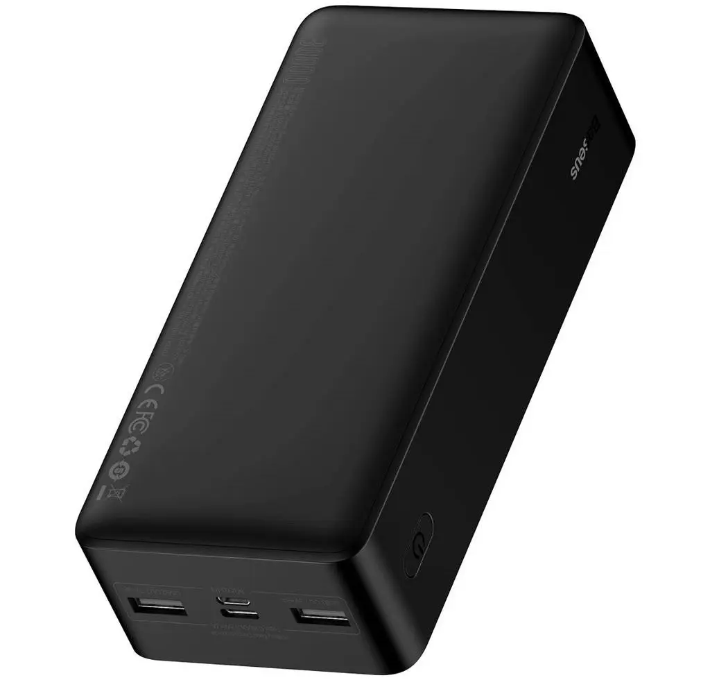 Внешний аккумулятор Baseus PPBD050201 30000mAh, черный на tehnoparc.md Внешний аккумулятор Baseus PPBD050201 30000mAh, черный