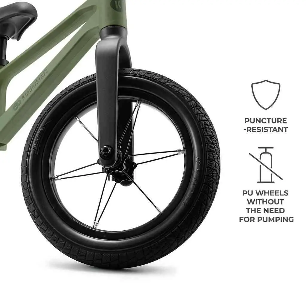 Bicicletă fără pedale KinderKraft Enter, verde