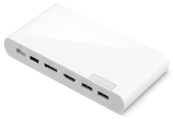 Stație de andocare Lenovo 500 USB-C Universal, alb