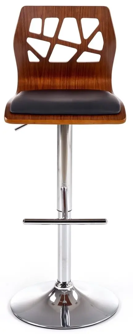 Scaun pentru bar Halmar H34, nuc/negru