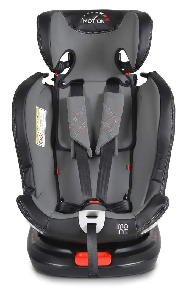 Детское автокресло Moni Motion Isofix, черный/серый