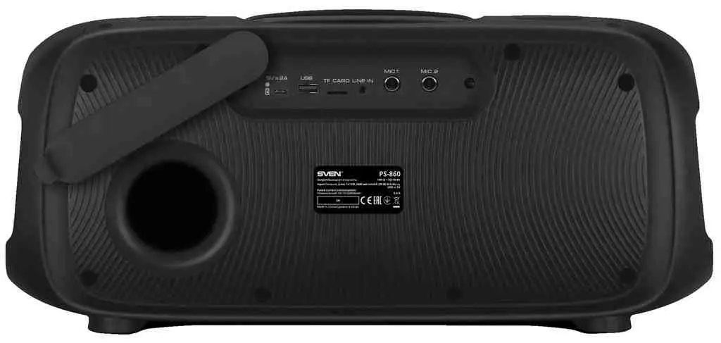 Boxă portabilă Sven PS-860, negru pe tehnoparc.md Boxă portabilă Sven PS-860, negru
