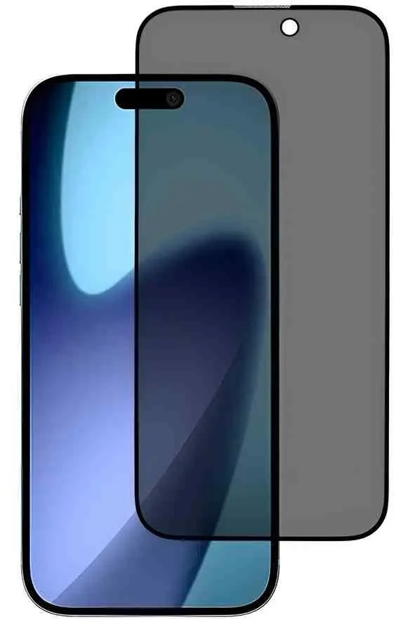 Защитное стекло WOO Tempered Glass Privacy 5D iPhone 17 Black