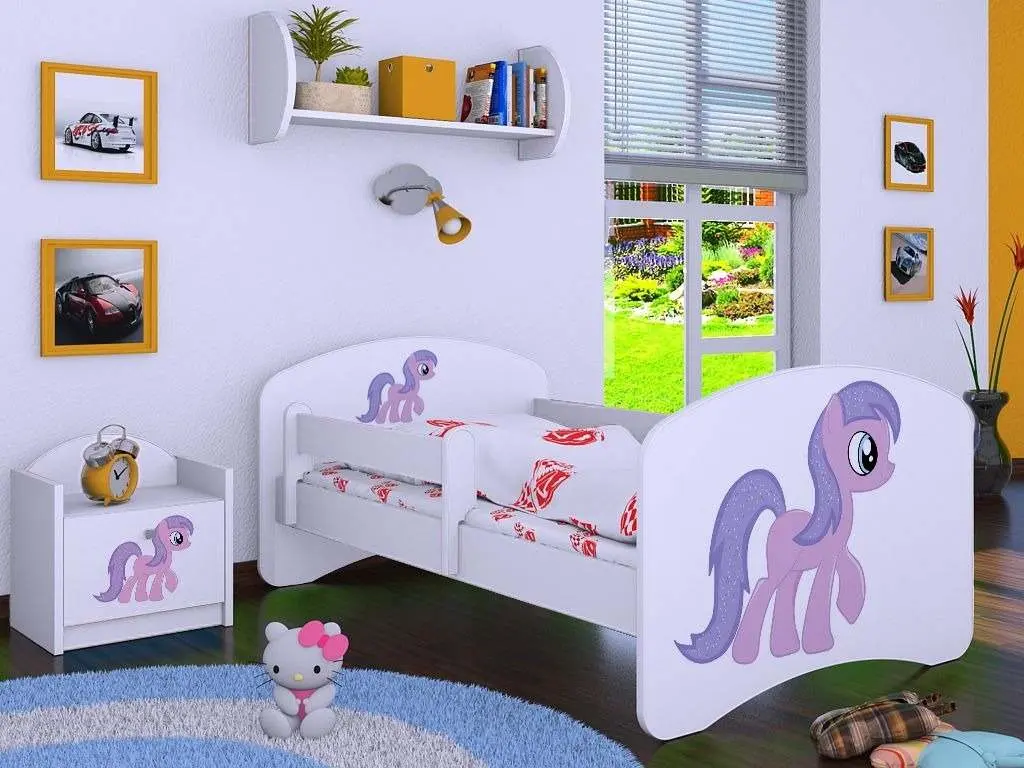 Noptieră Happy Babies Happy SZN02 Pony, alb pe tehnoparc.md Noptieră Happy Babies Happy SZN02 Pony, alb