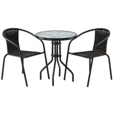 Set mobilă de grădină GardenLine NEO2262KPL, negru