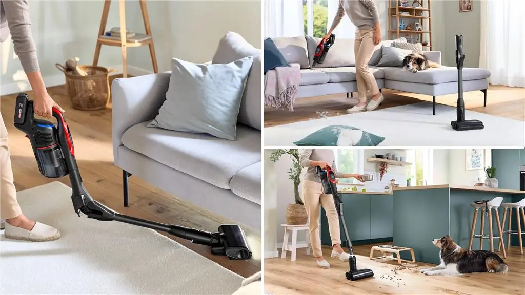 Вертикальный пылесос Bosch BCS1041PET, черный