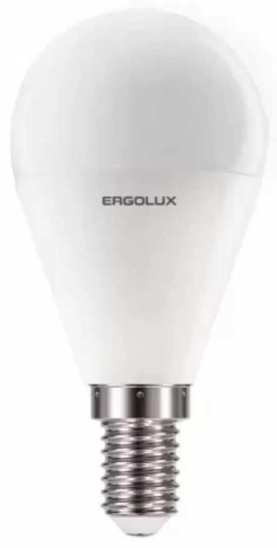 Лампа Ergolux LED-G45-11W-E14-6K, белый