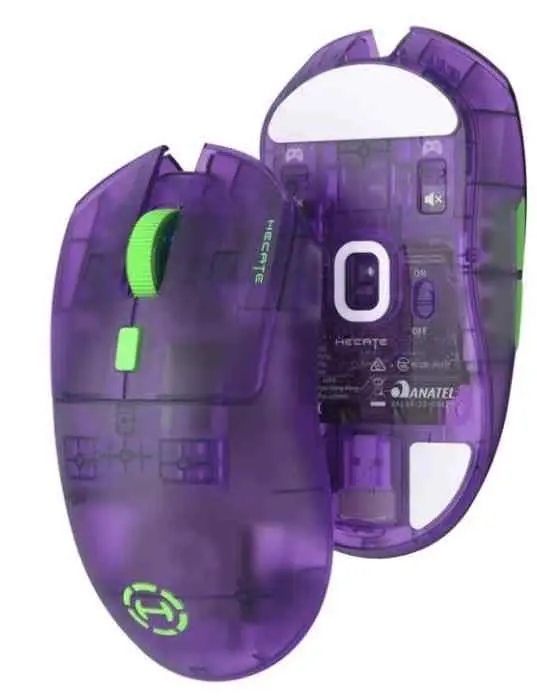 Mouse Edifier G3M PRO, transparent/violet