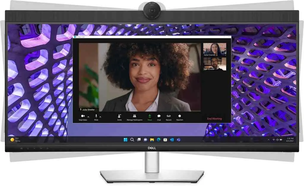 Монитор Dell P3424WEB, черный/серебристый