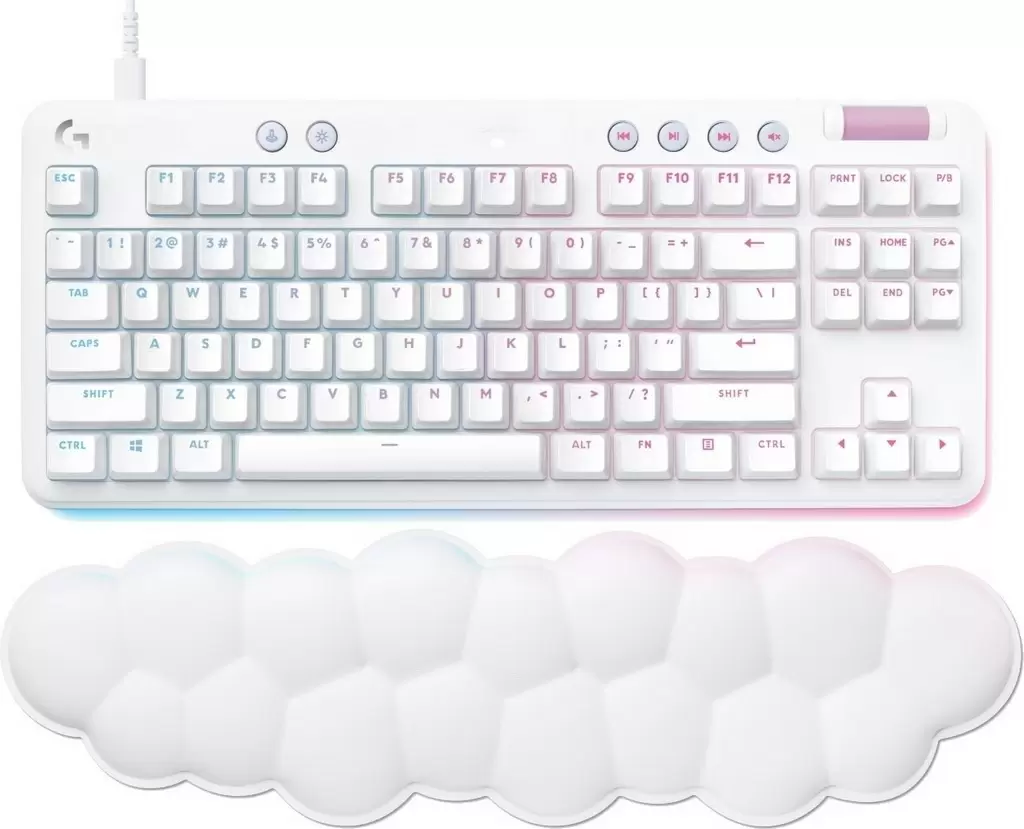 Клавиатура Logitech G713 TKL GX Tactile (US), белый