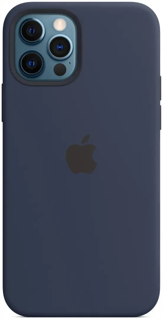 Чехол Apple iPhone 12/12 Pro Silicone Case with MagSafe, синий