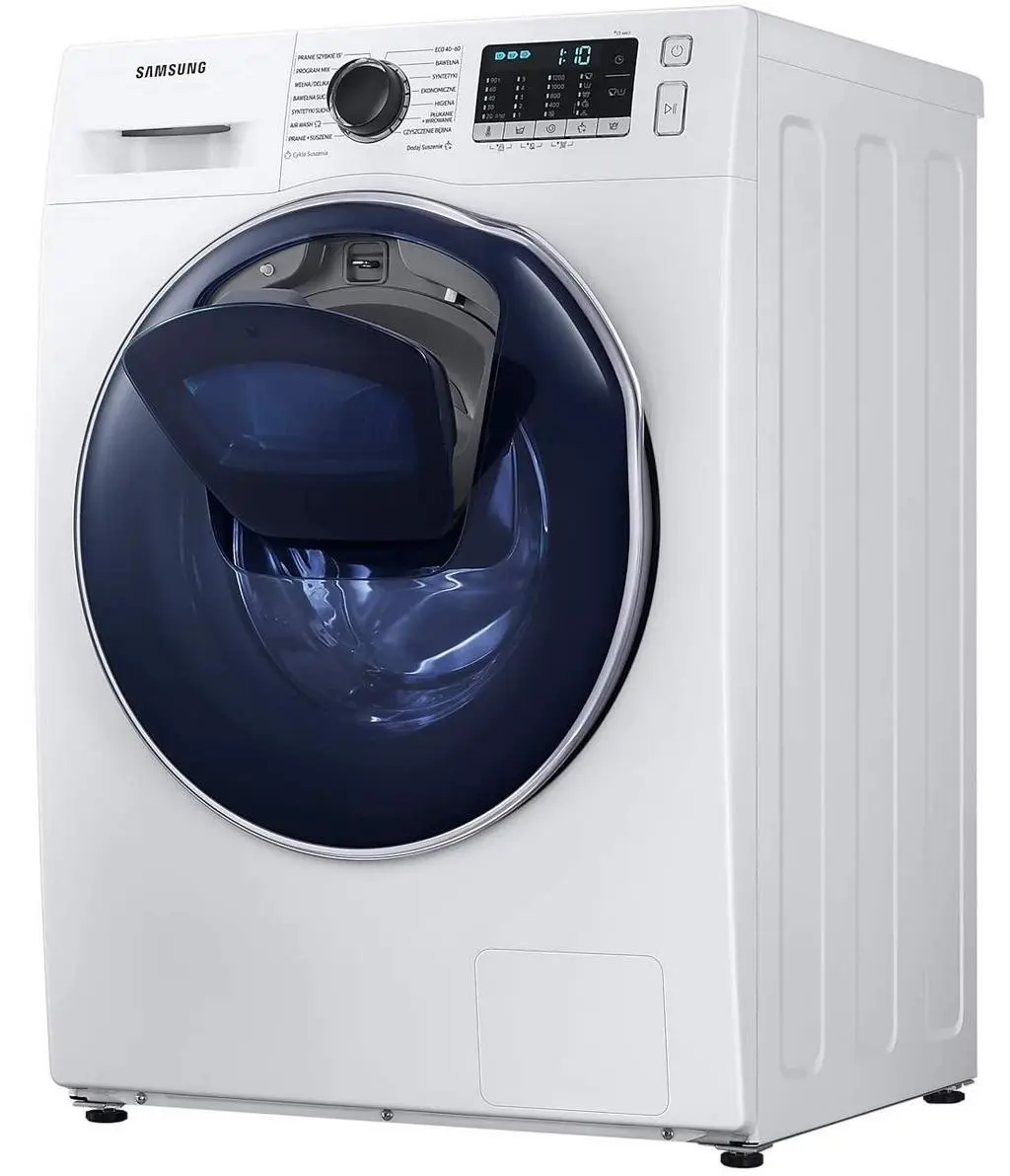 Стиральная машина Samsung WD8NK52E0ZW/EO, белый/черный