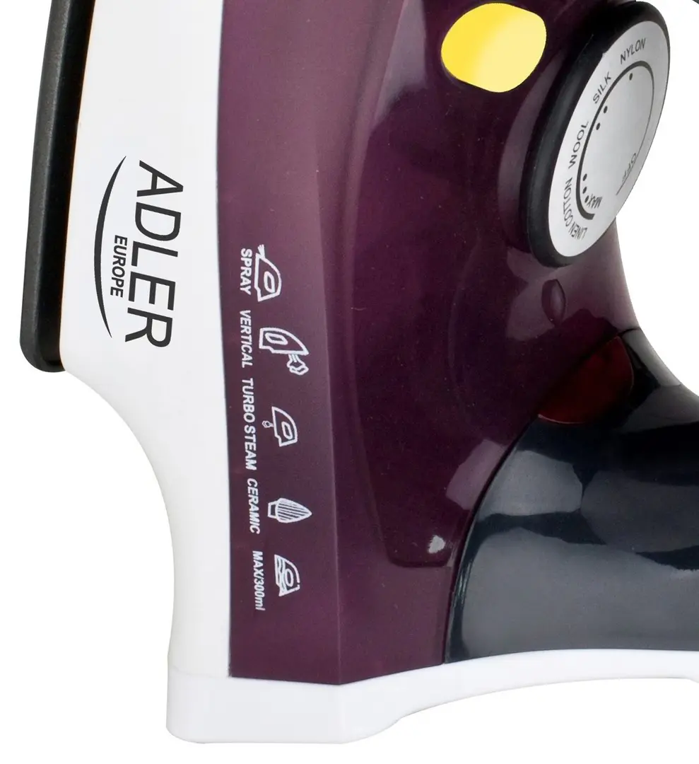 Fier de călcat Adler AD-5022, alb/bordo