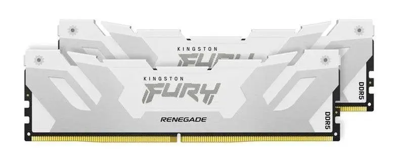 Оперативная память Kingston Fury Renegade White 64GB (2x32GB) DDR5-6000MHz, CL32, 1.35V