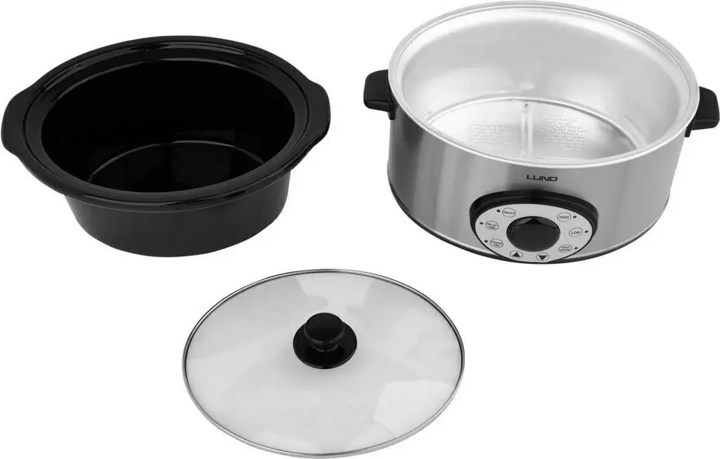 Slow cooker Lund 67660, inox