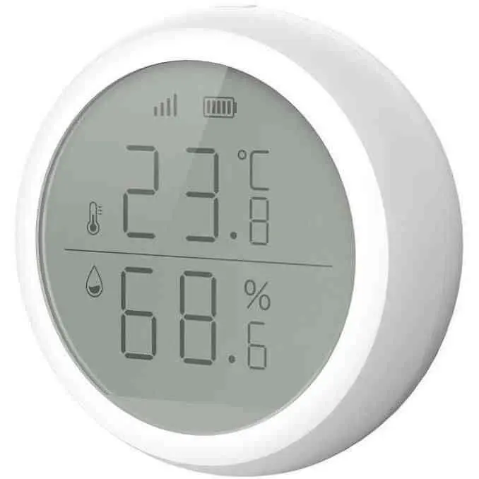 Stație meteo ZigBee ZWHS16, alb